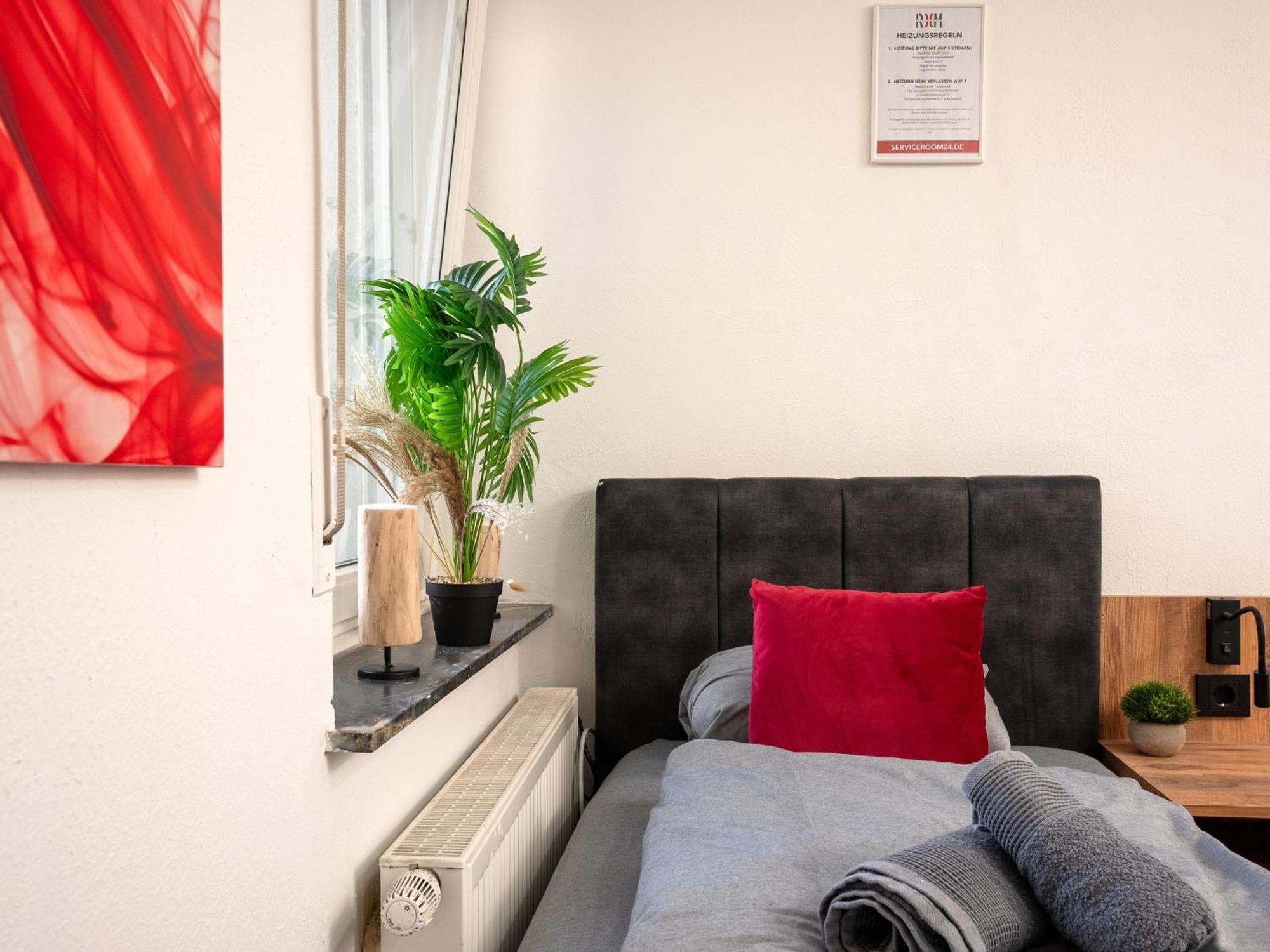 Serviceroom24 - Apartment 4 In Herten Wlan - Smart-Tv - 24-7 Check-In Und Kueche Eksteriør bilde
